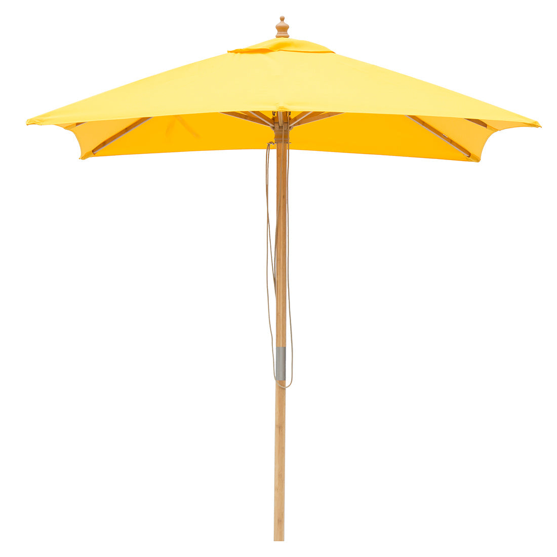 Billy Fresh 2m Bamboo Umbrella - Solid Yellow