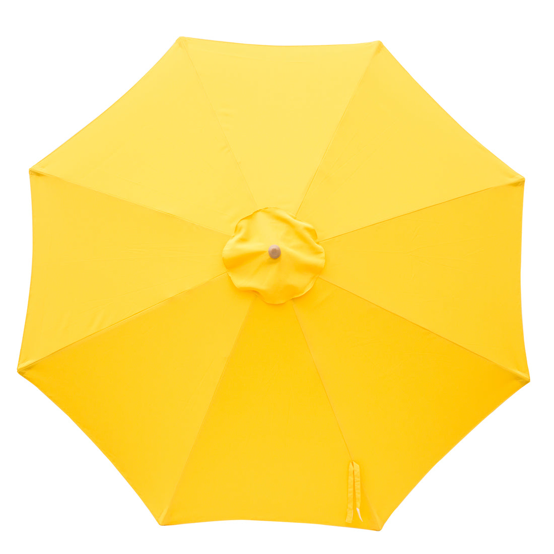 Billy Fresh 3m Bamboo Umbrella - Solid Yellow