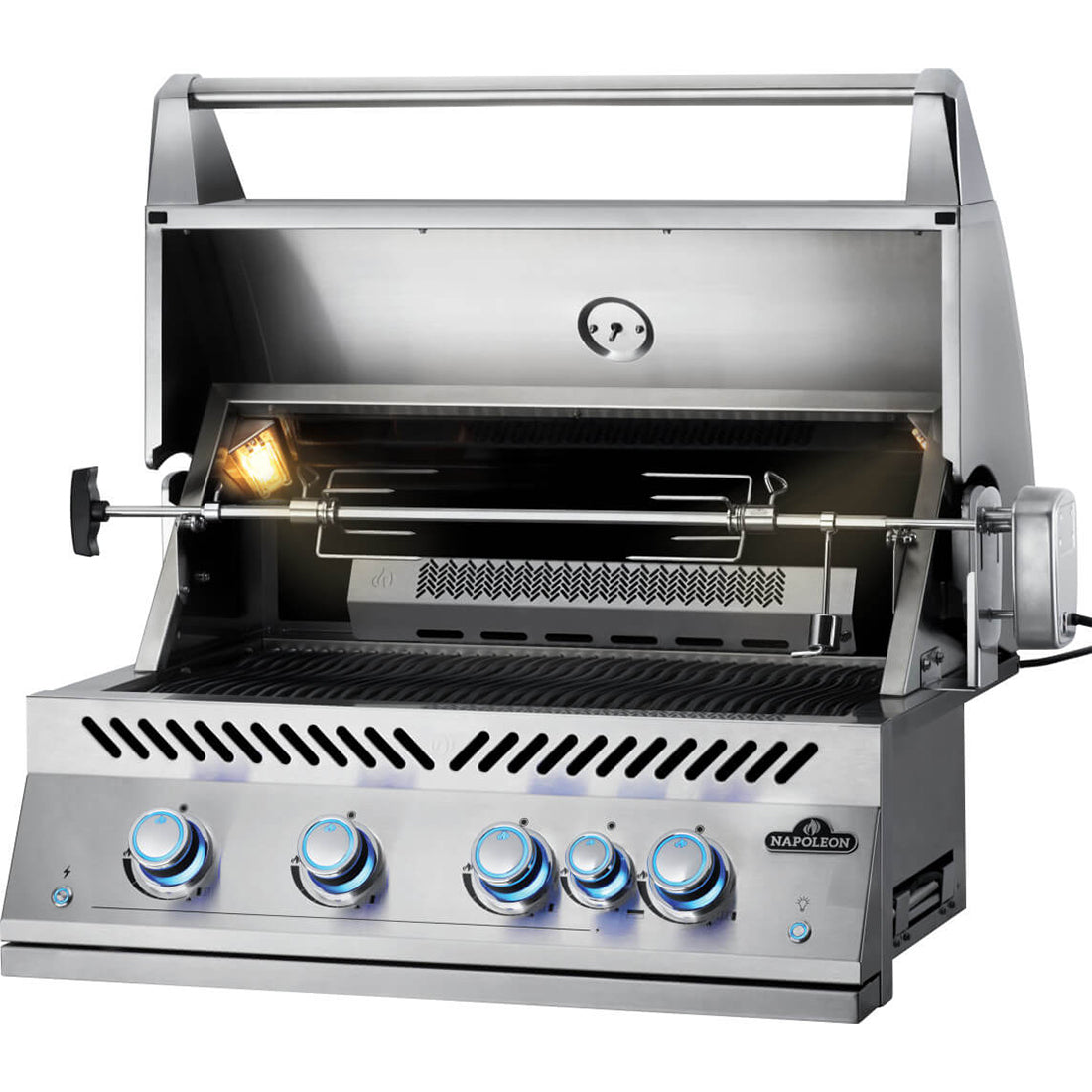 Napoleon Built in 700 Series LPG 32" with Rear Burner + Lights - BIG32RBIPSS-1-AU
