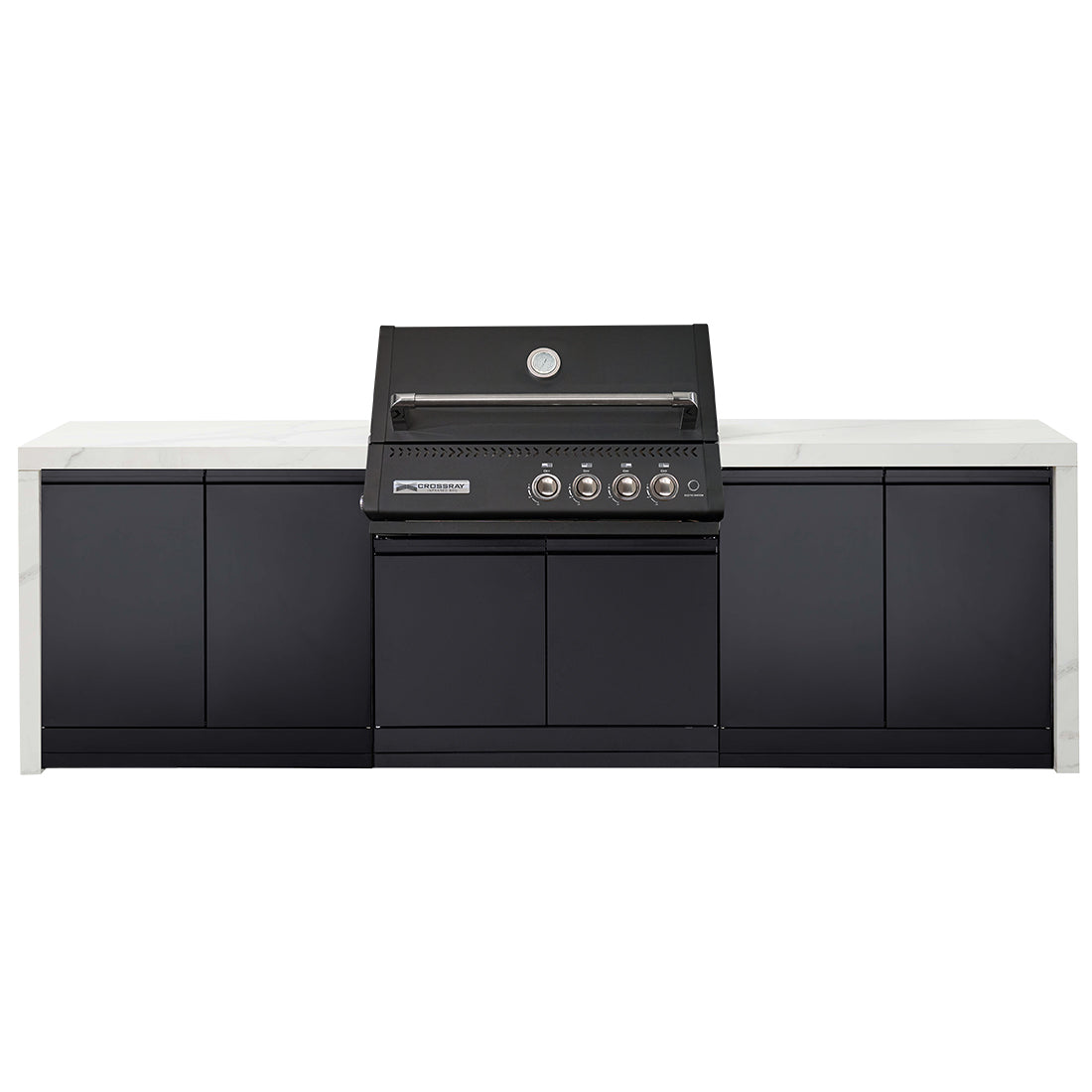Crossray Xplor Gas BBQ Outdoor Kitchen GD4KW-07 - Black