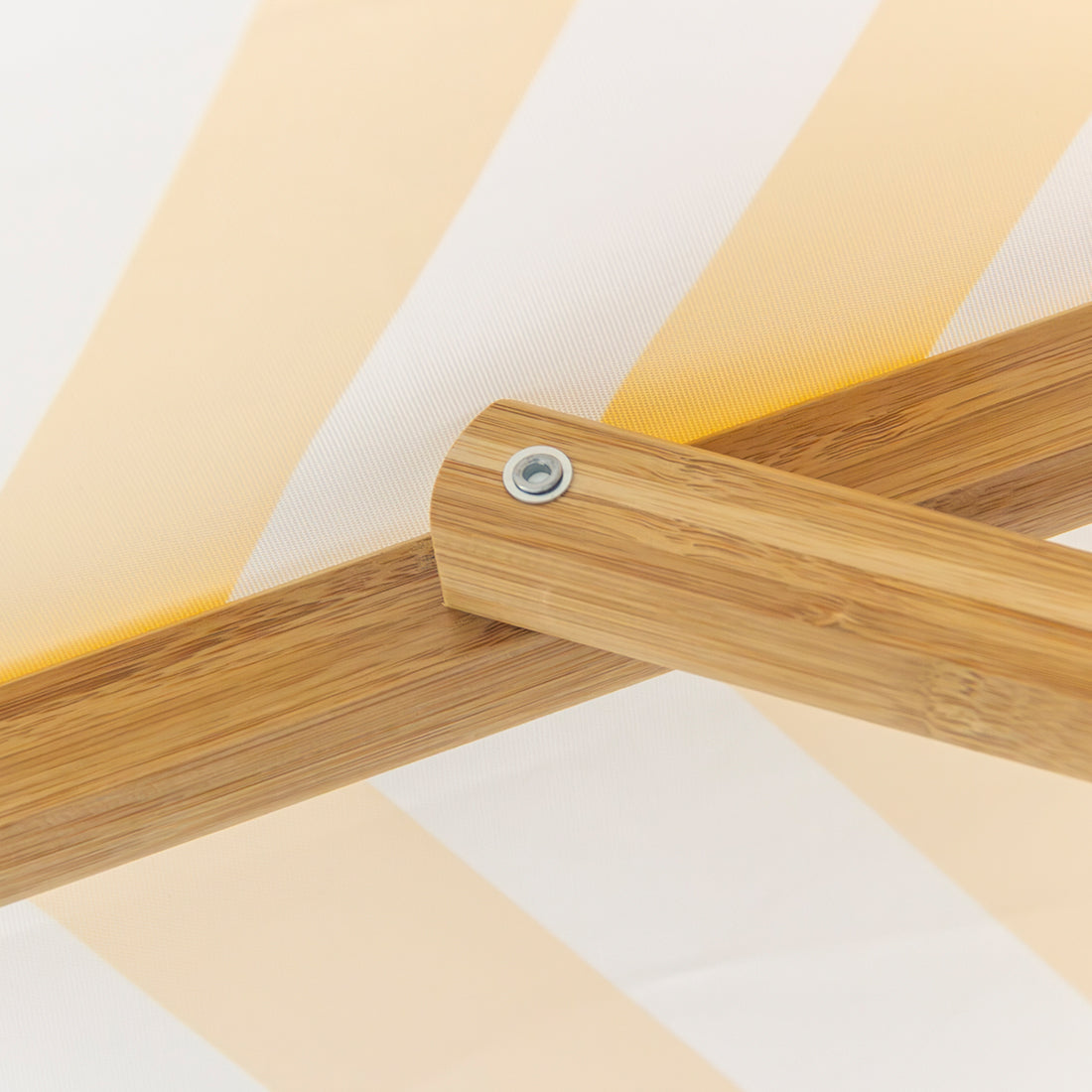 Billy Fresh 3m Deluxe Bamboo Umbrella - Yellow