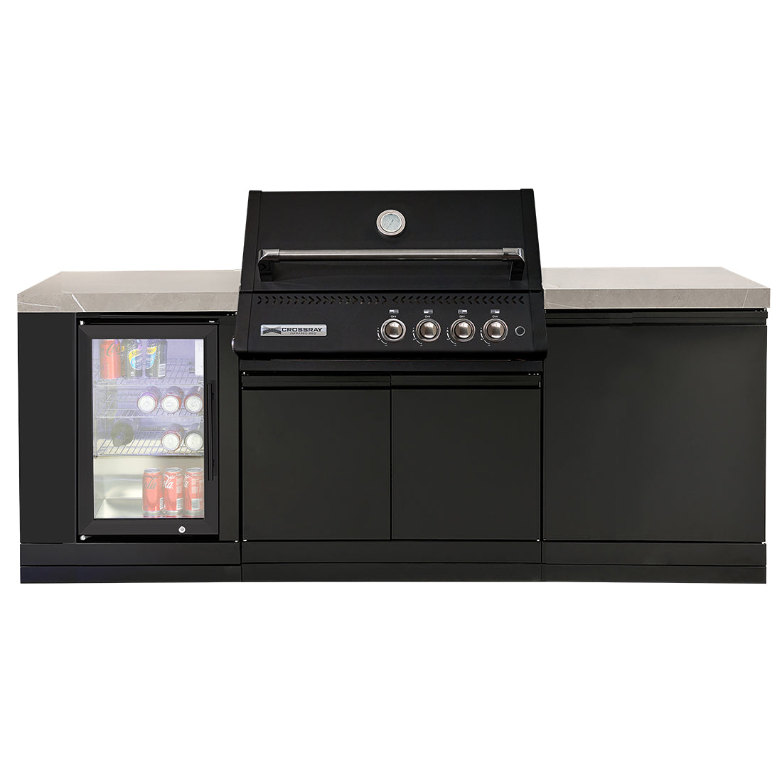 Crossray Xplor Mini Gas BBQ Kitchen GD4XKBLK-1 - Black