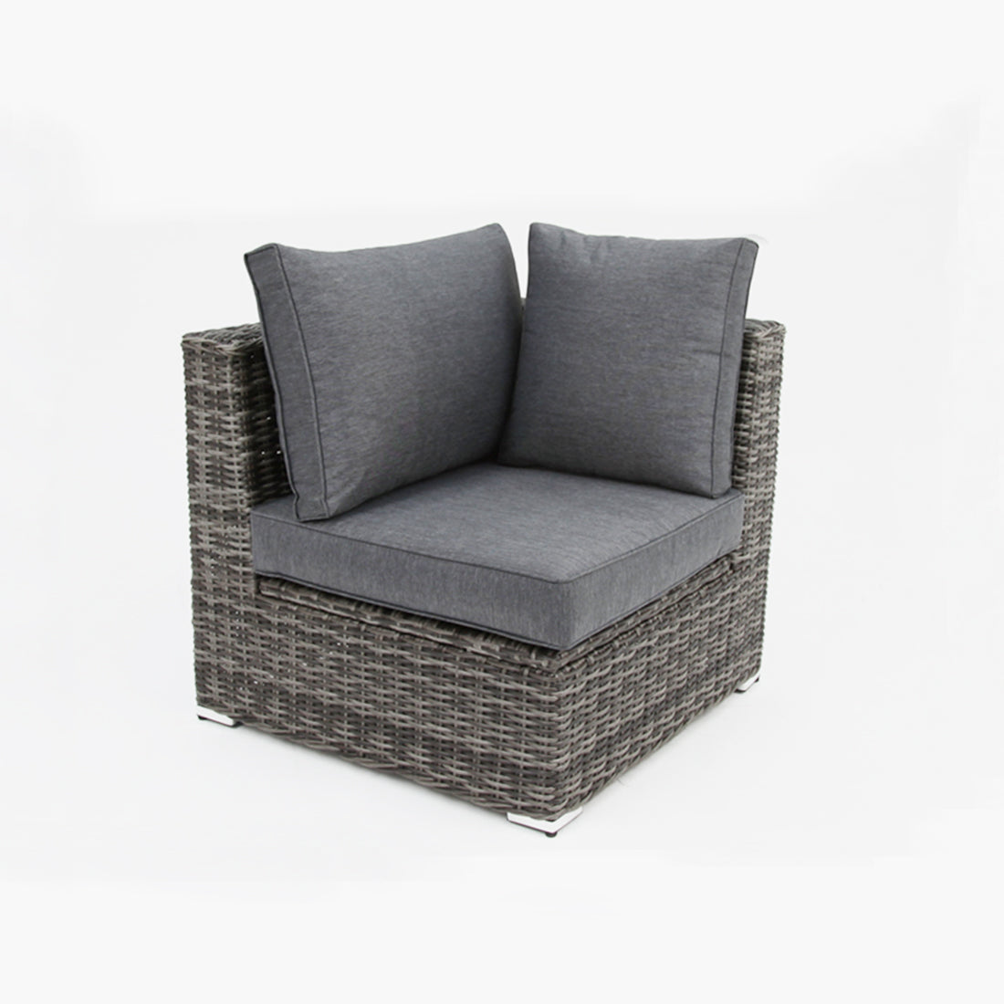 Amani Storage Corner Chair - Grey Storm