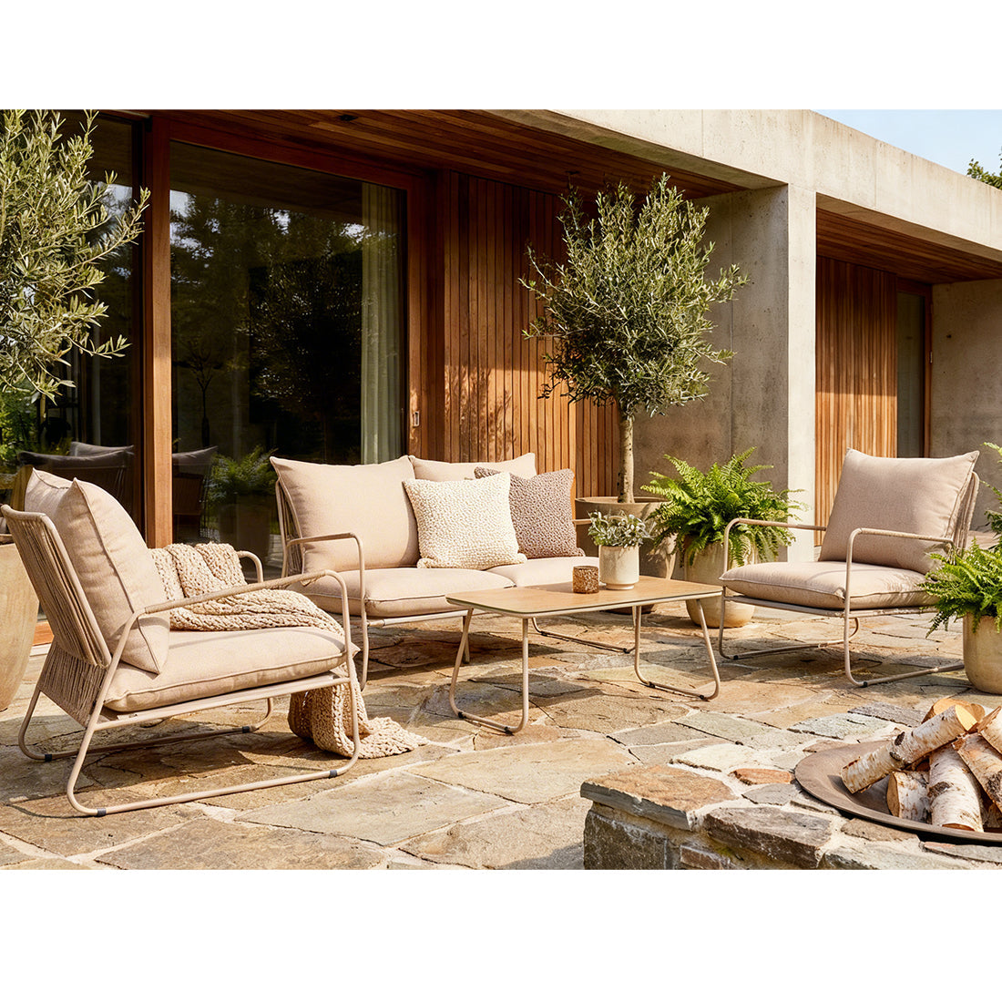 Archer 4pc Lounge Setting