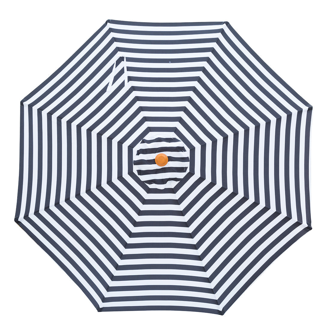 Billy Fresh 3m Timber-Look Aluminium Aruba Umbrella - Black