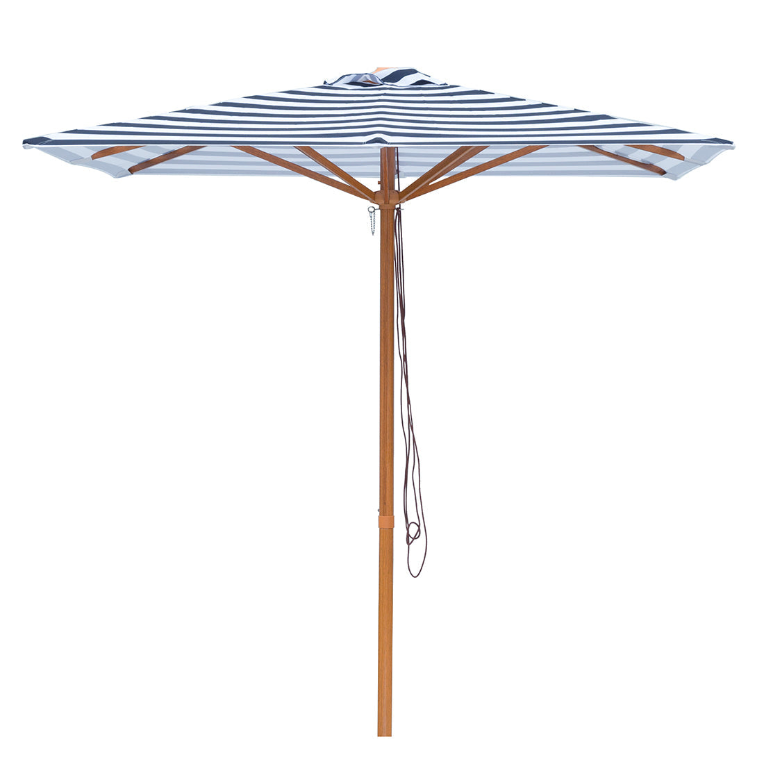 Billy Fresh 2m Timber-Look Aluminium Bahamas Umbrella - Navy
