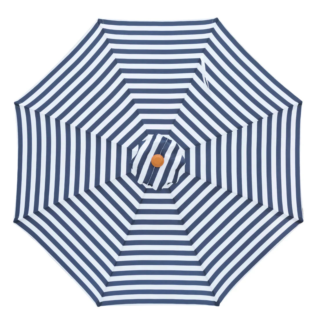 Replacement Canopy for 3m Aluminium Umbrella - Navy and White Stripe