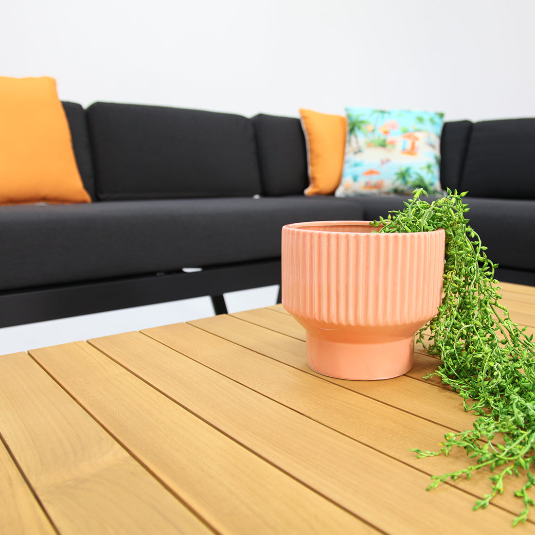 Charlton Corner Lounge Setting - Black