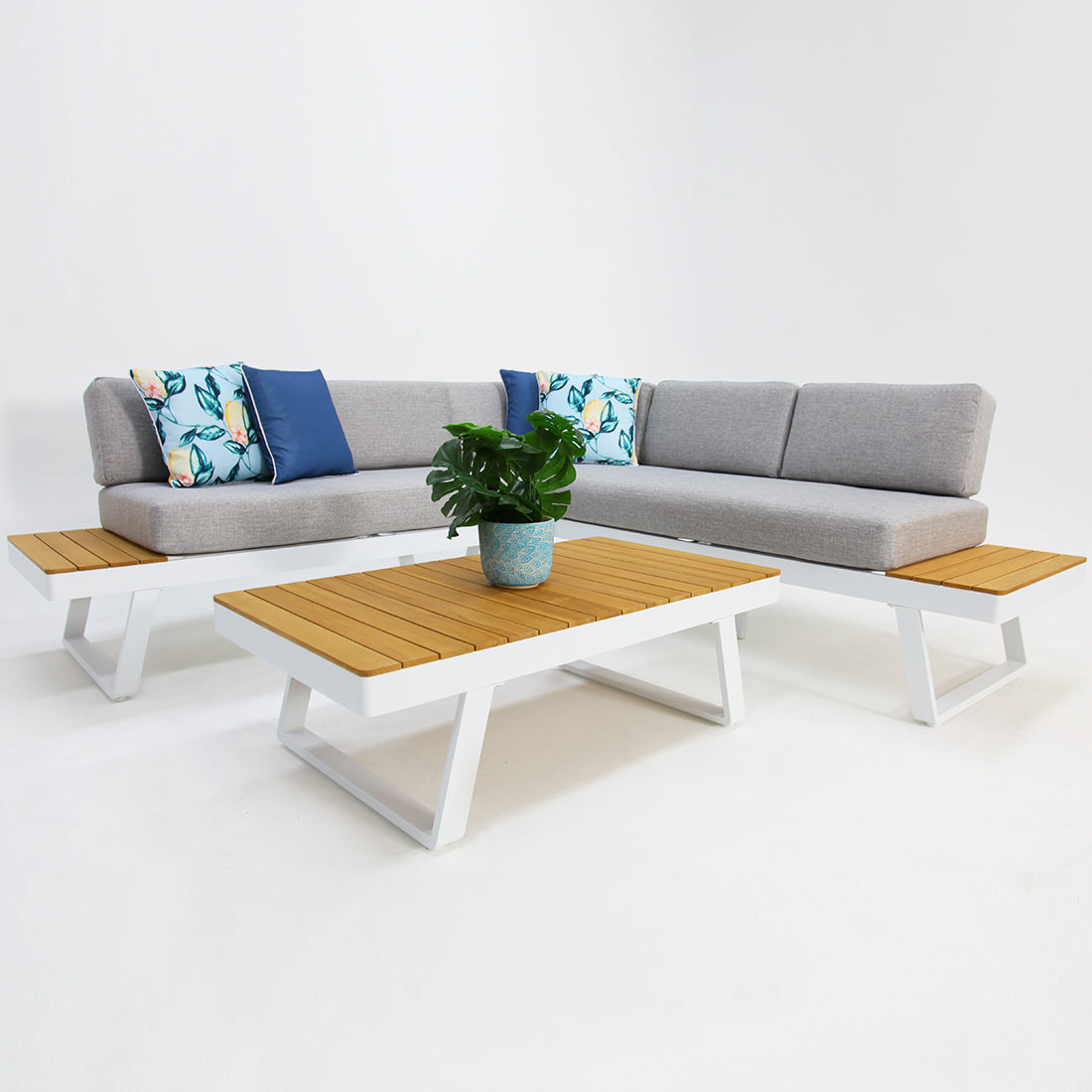 Charlton Corner Lounge Setting - White