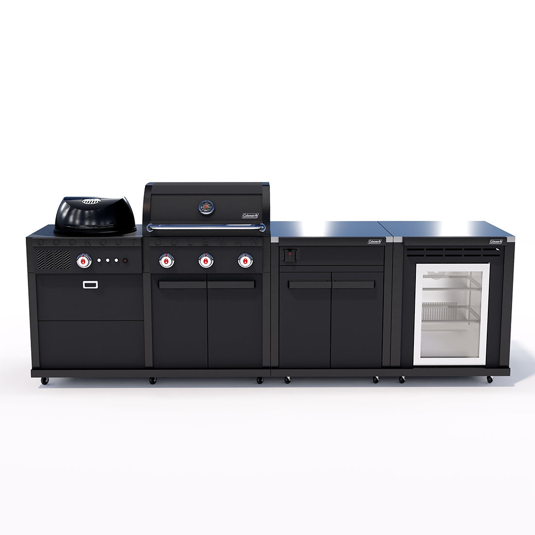 Coleman Revolution Dual Fuel with Fridge Module - Charcoal Glimmer