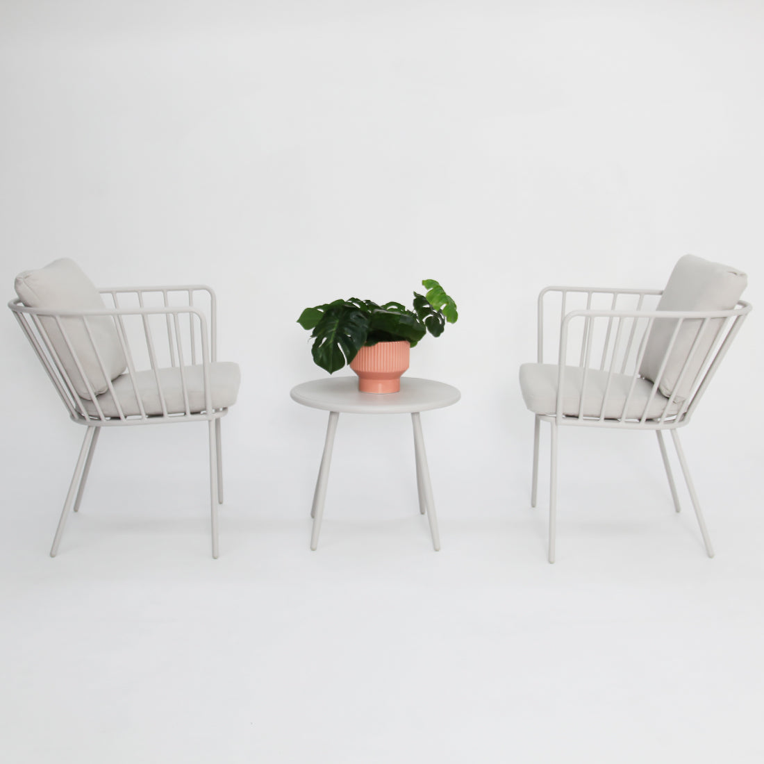 Daisy 3pc Balcony Setting - White