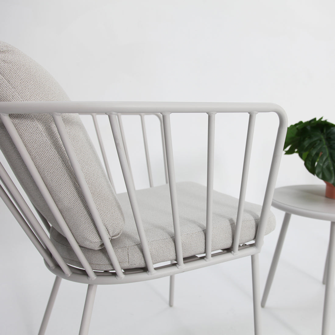 Daisy 3pc Balcony Setting - White
