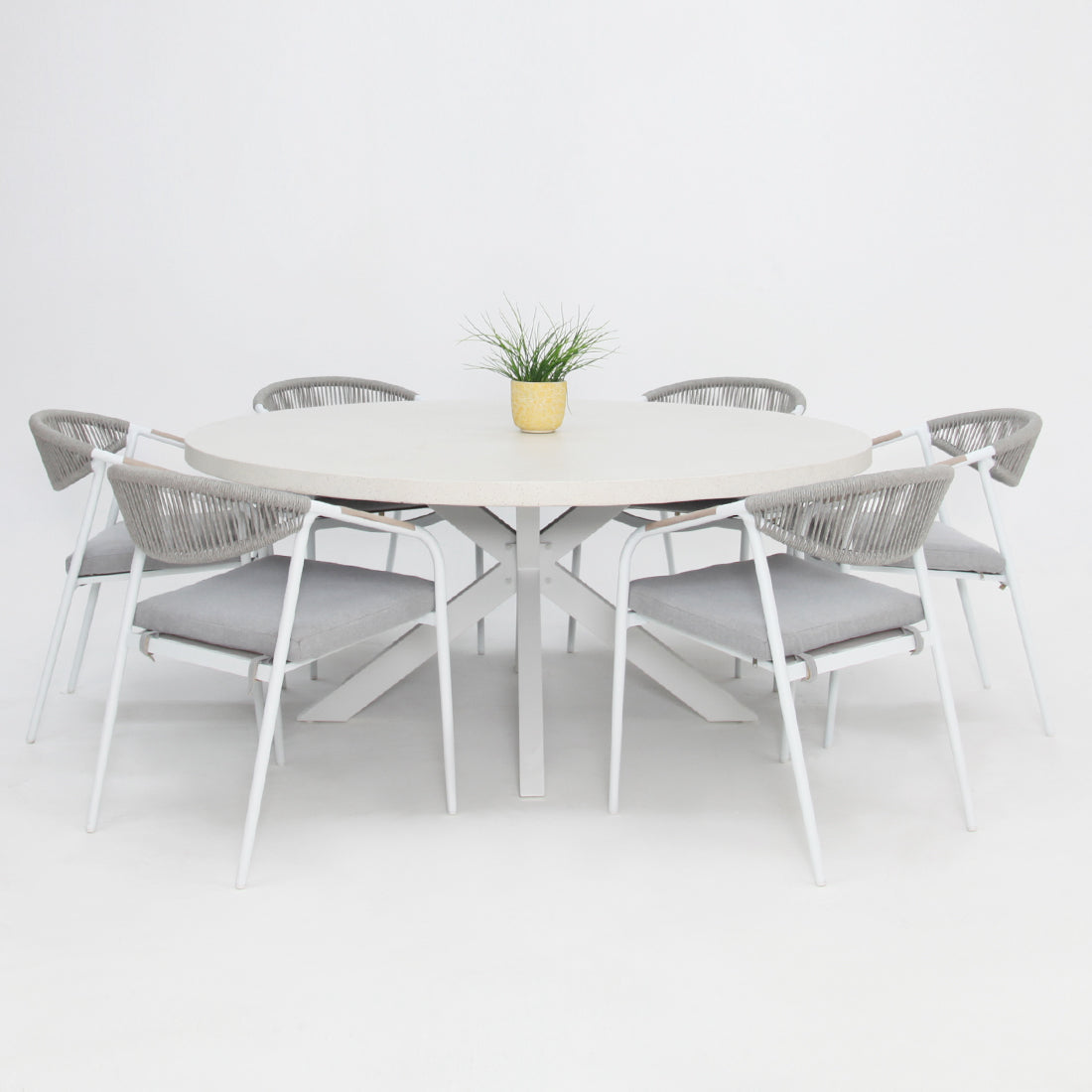 Drift Octavia Round 7pc Dining Setting