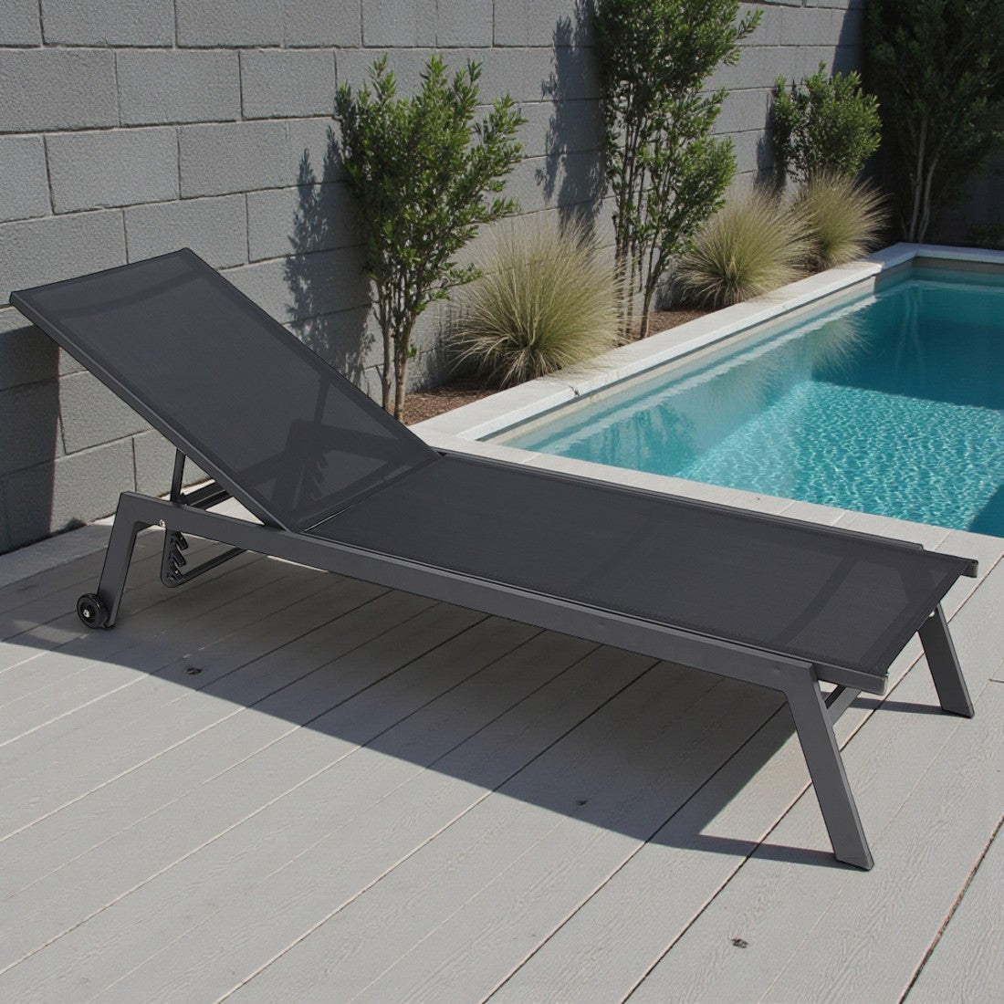 Eaglemont Sunlounge - Gunmetal