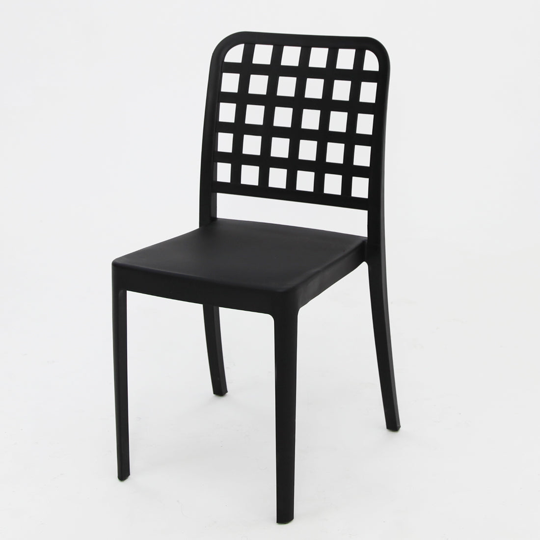 Frankie Resin Dining Chair - Black
