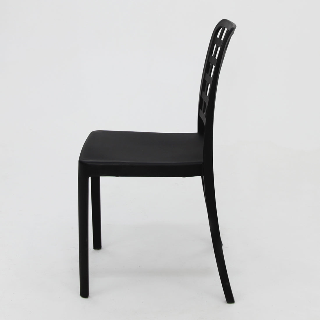 Frankie Resin Dining Chair - Black
