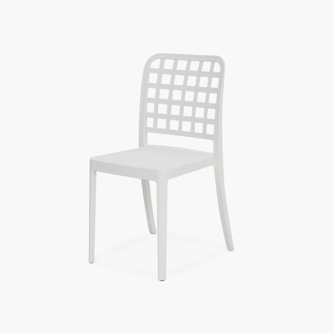 Frankie Resin Dining Chair - White