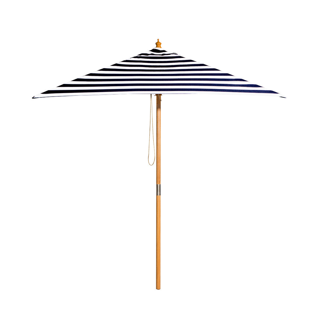 Billy Fresh 2m Bamboo French Riviera Umbrella - Black
