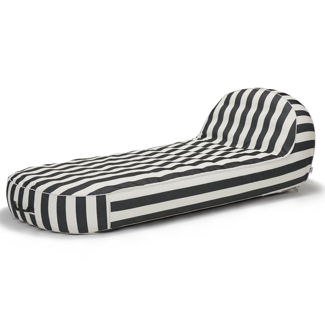 Sierra Day Bed - Charcoal and White Stripe