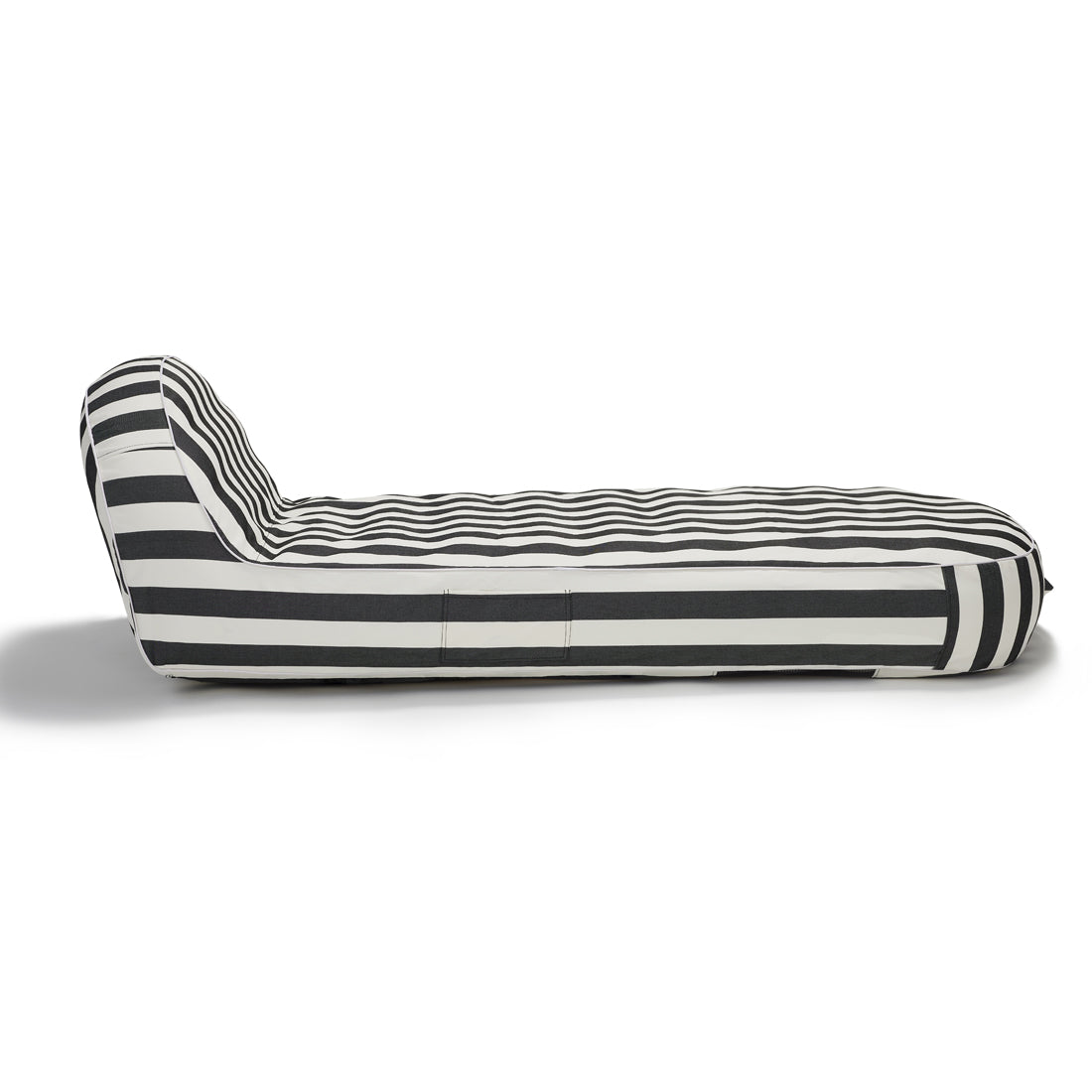 Sierra Day Bed - Charcoal and White Stripe