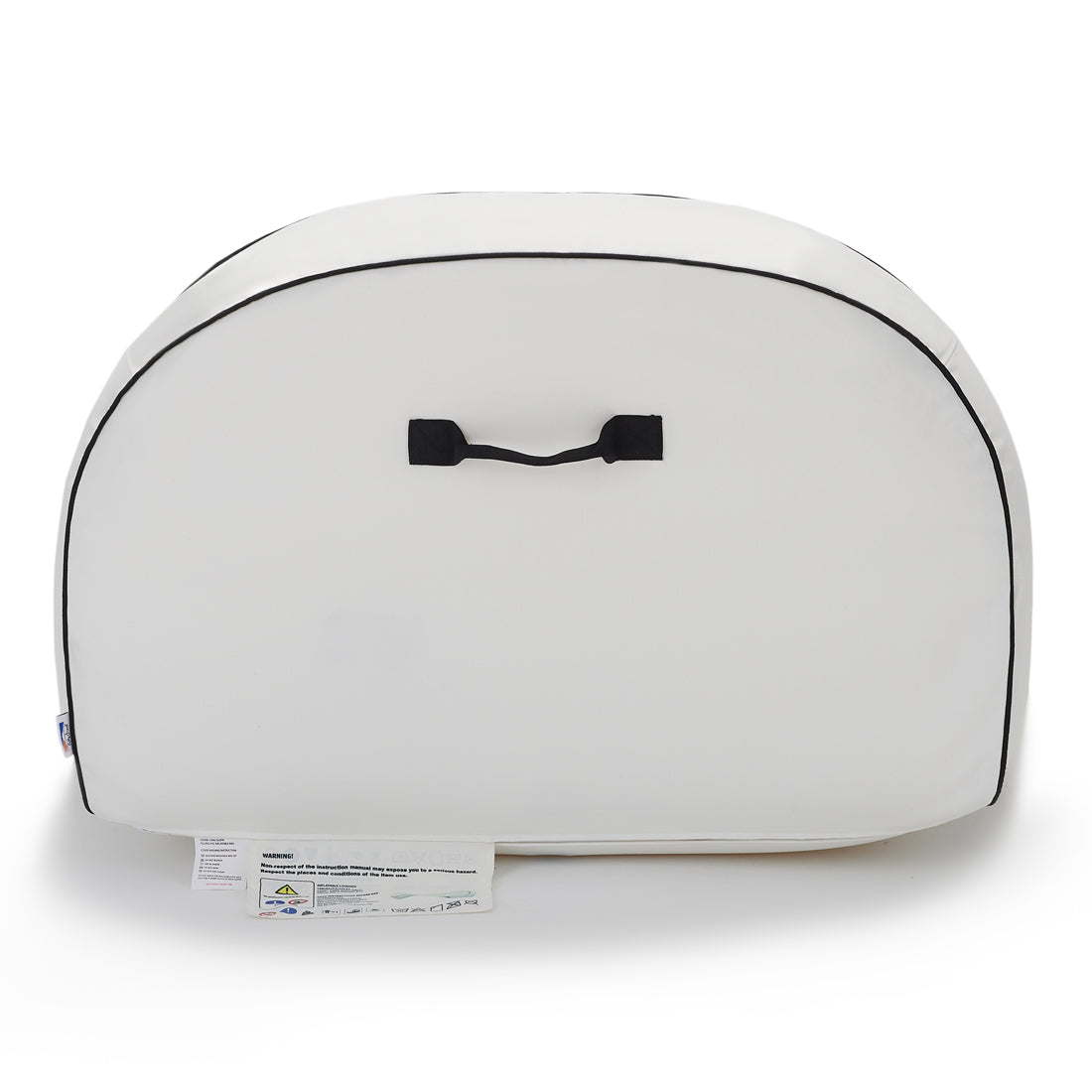 Sierra Day Bed - White and White Stripe