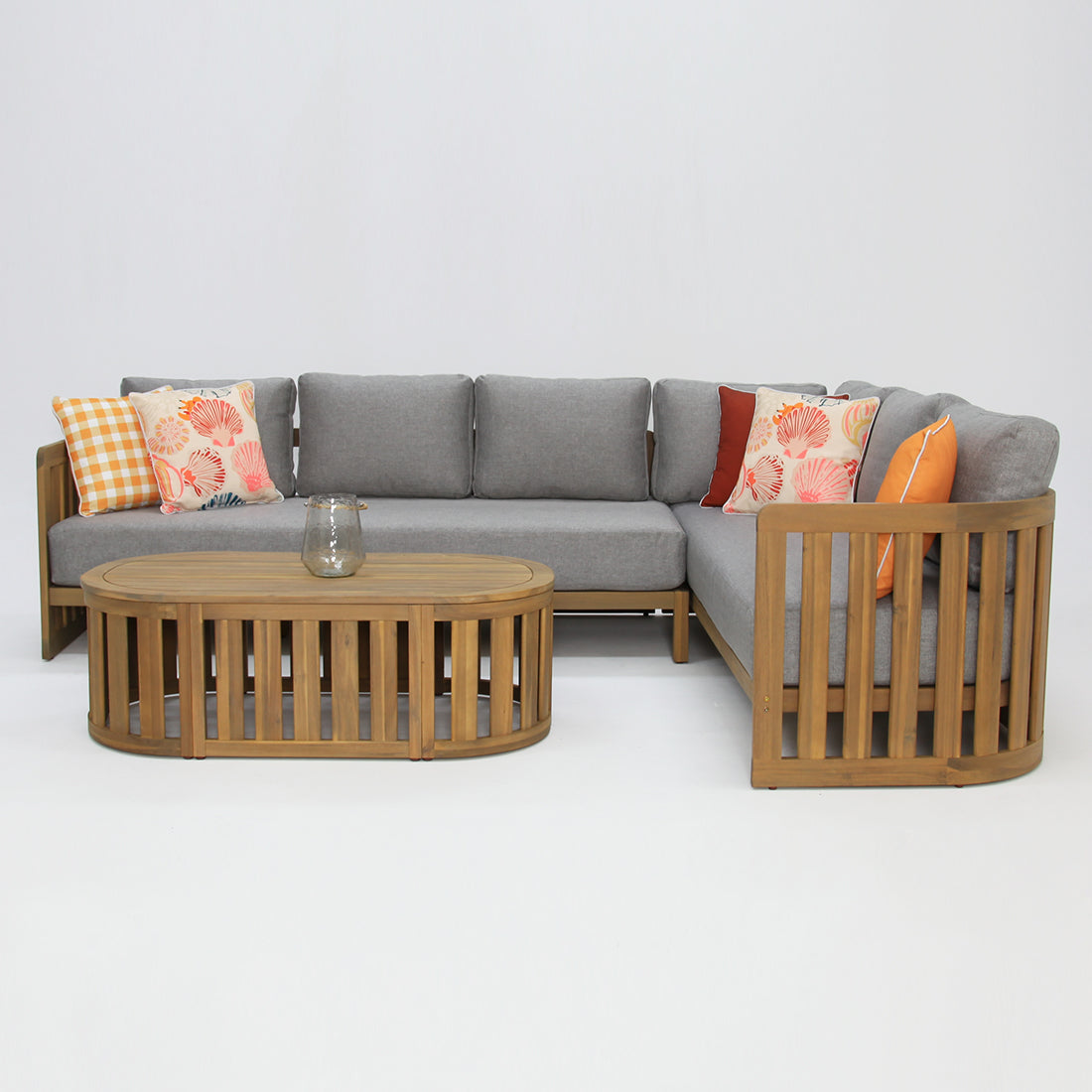 Kava Corner Lounge Setting with Coffee Table