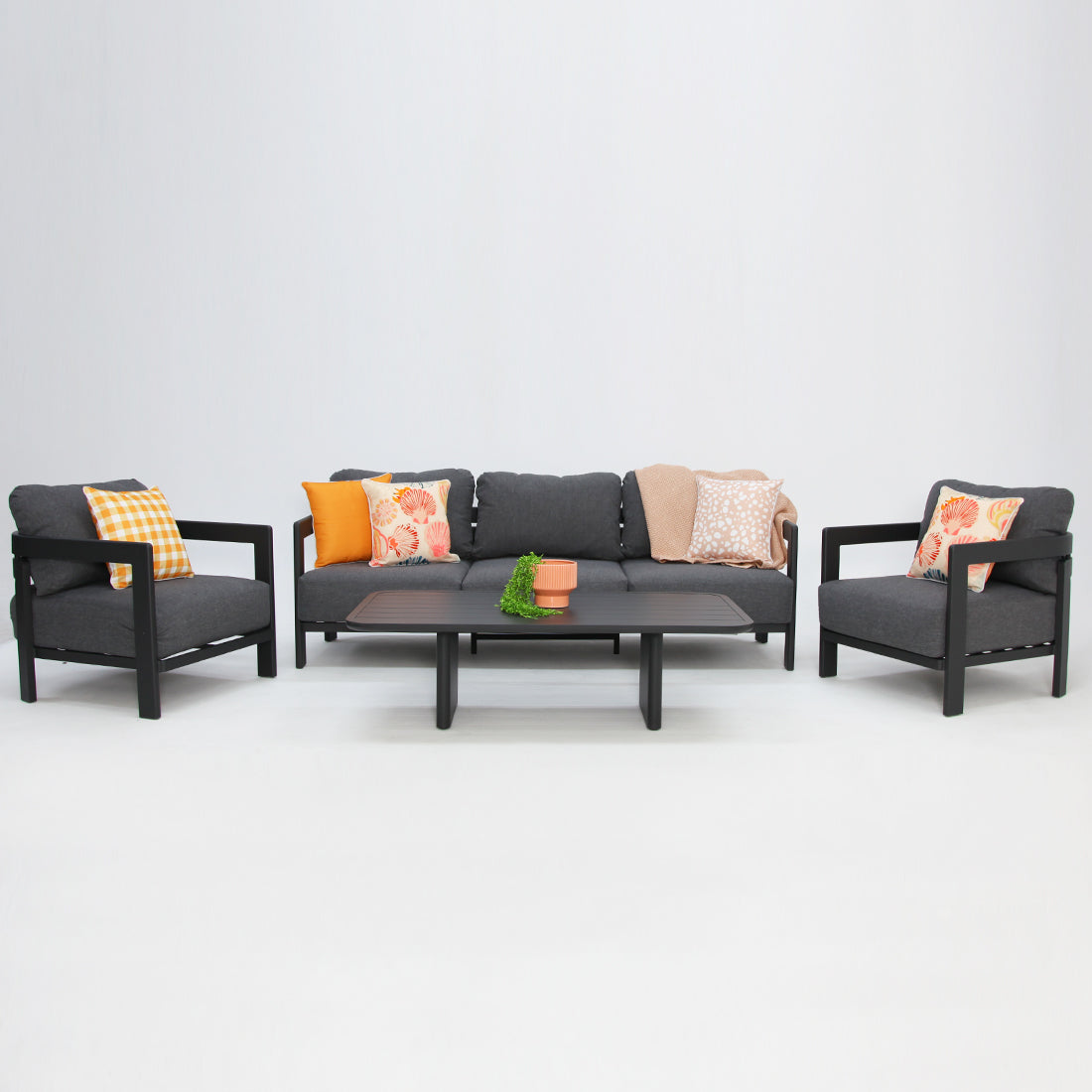 Liberty 4pc Lounge Setting - Storm