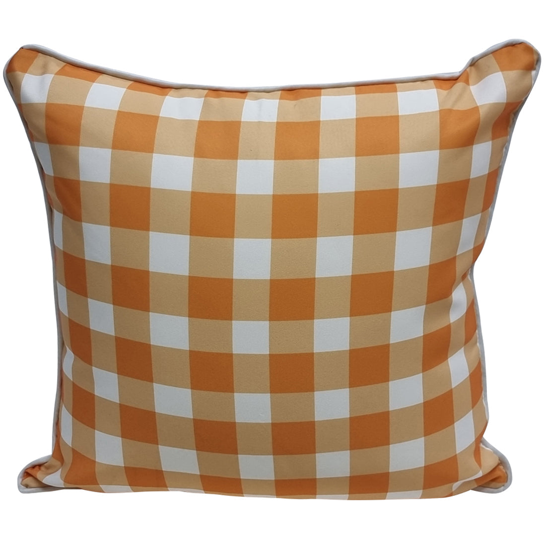 Mango Gingham Outdoor Cushion 45x45cm