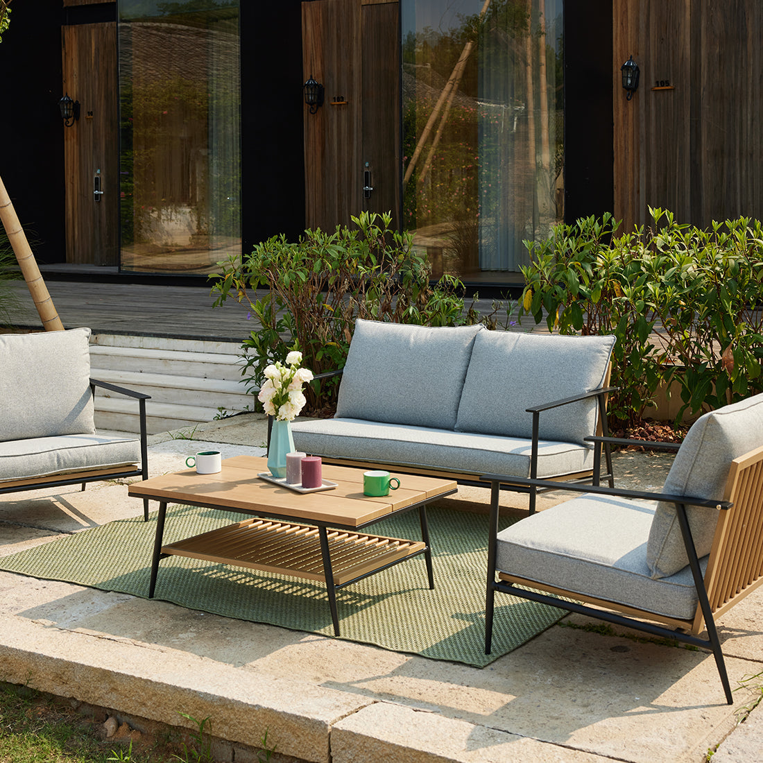 Monaco 5pc Lounge Setting