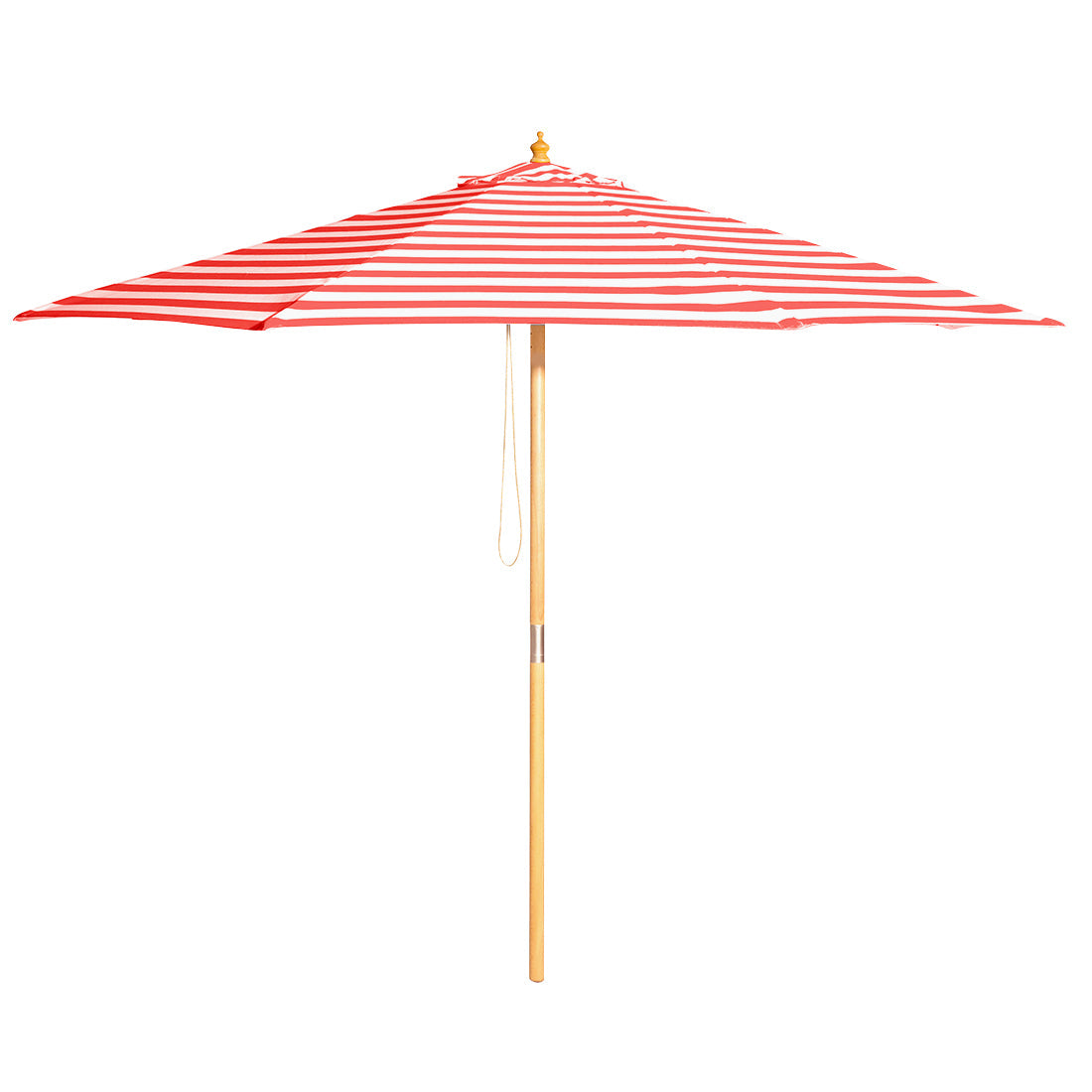 Billy Fresh 3m Bamboo Monte Carlo Umbrella - Red