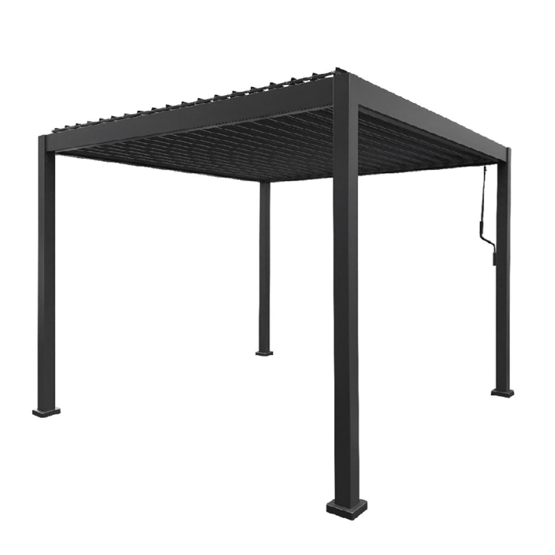 3x3 Aluminium Pergola Grey