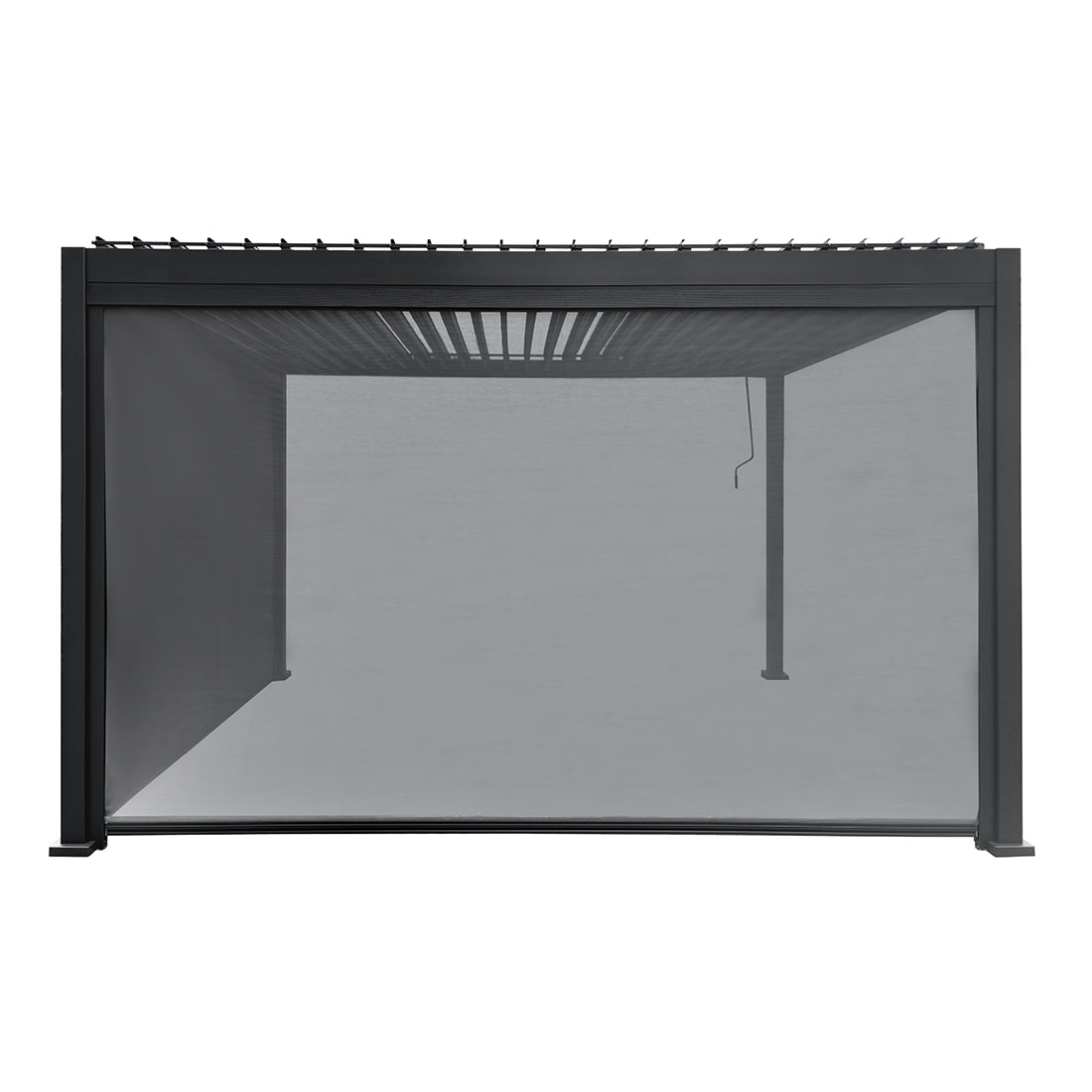 4x3 Aluminium Pergola Grey