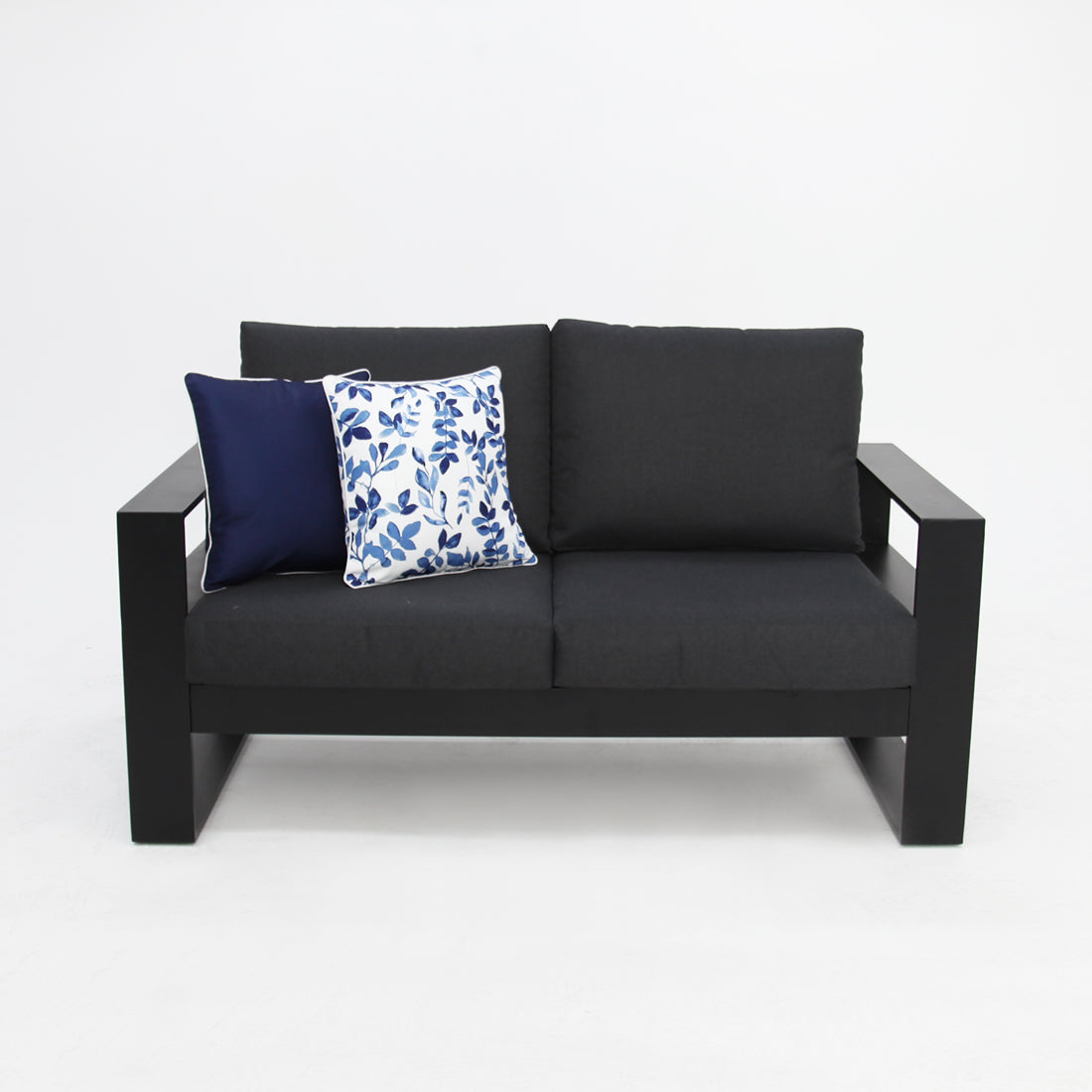 Hayman 2 Seater Lounge - Black