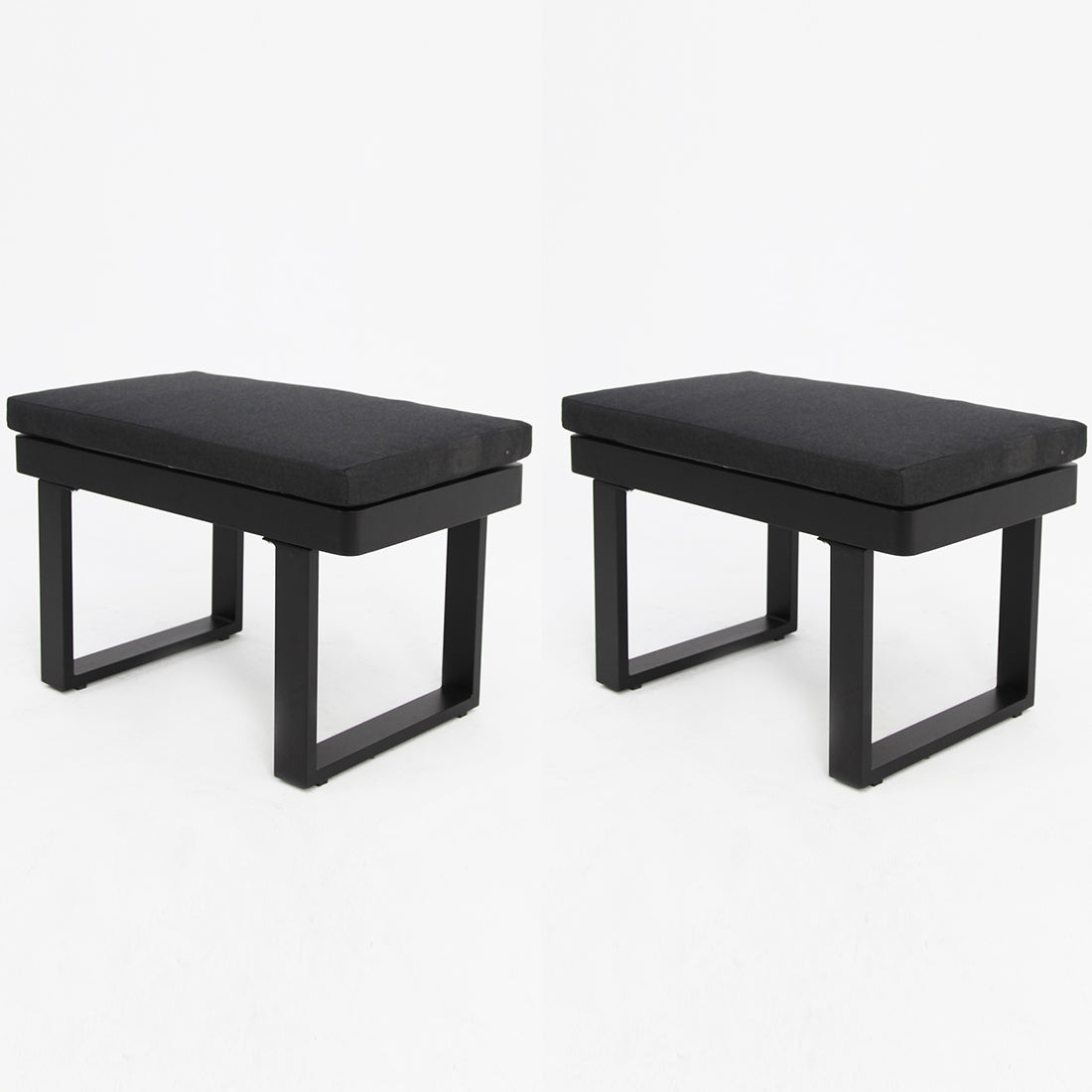 Hayman Footstool Set of 2 - Black