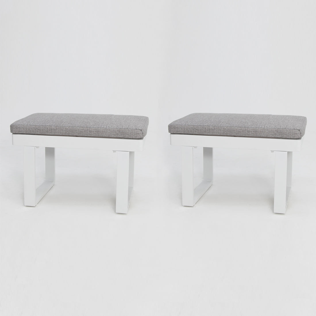 Hayman Footstool Set of 2 - White