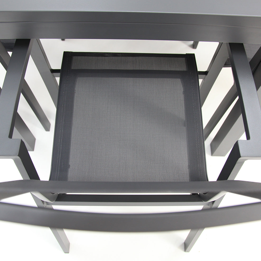Queensville 9pc Deluxe Dining Setting - Gunmetal