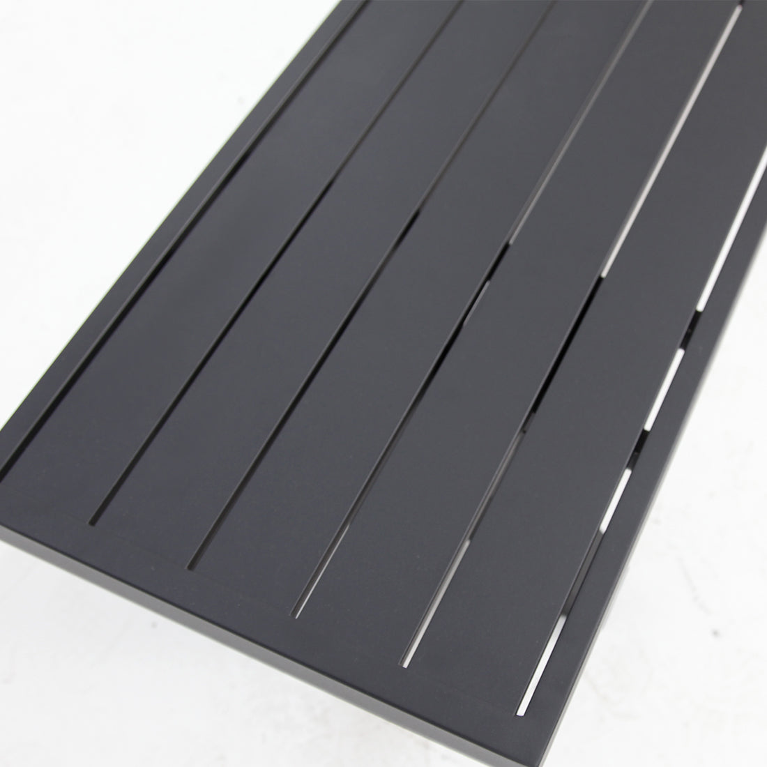 Ravenne Albenga 7pc Dining and Bench Setting - Black