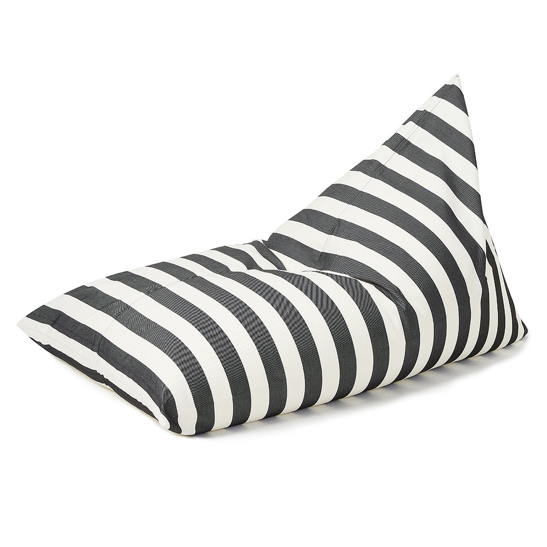Relax Sack Beanbag - Charcoal and White Stripe