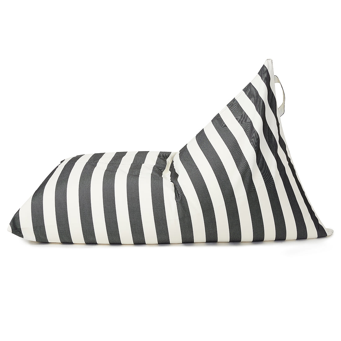 Relax Sack Beanbag - Charcoal and White Stripe