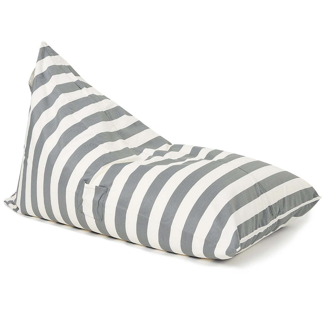 Relax Sack Beanbag - Grey and White Stripe