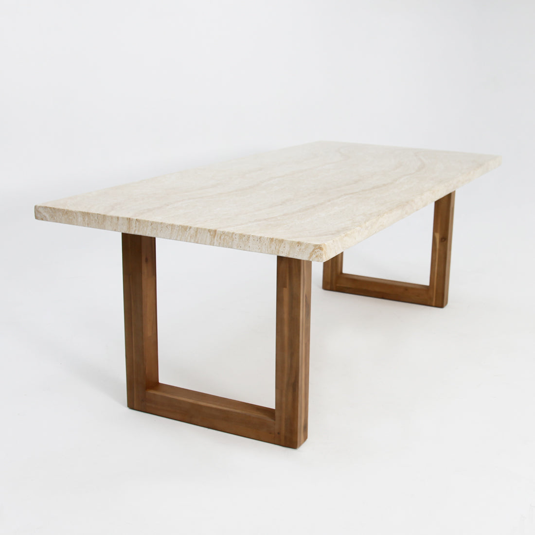 Veltis 220cm Travertine Dining Table