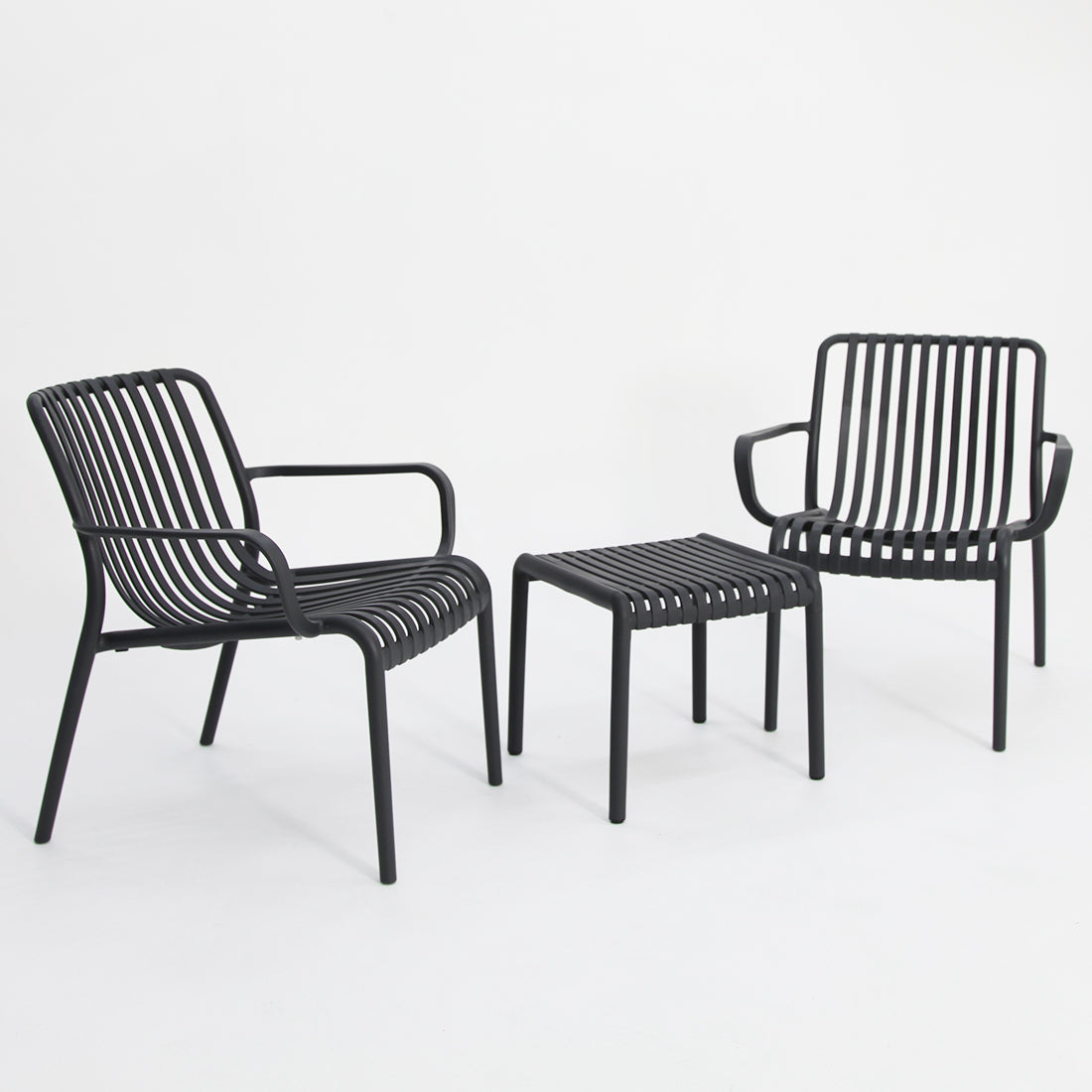 Voyage 3pc Balcony Setting - Gunmetal