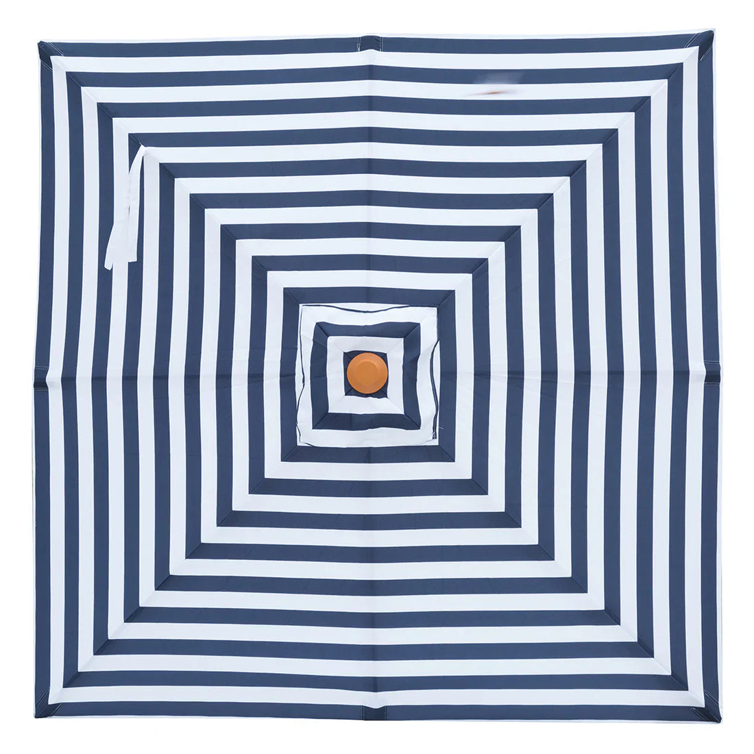 Replacement Canopy for 2m Aluminium Umbrella - Navy and White Stripe