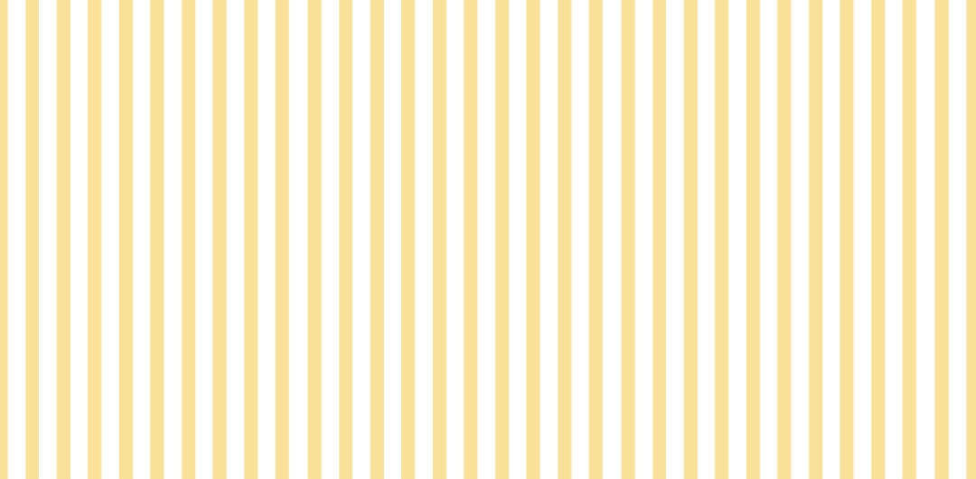 Banana Yellow and White Stripe Beach Umbrella