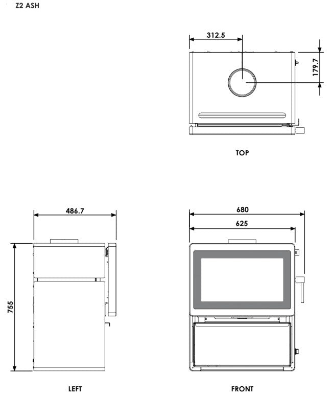 Blaze Z2 Woodheater