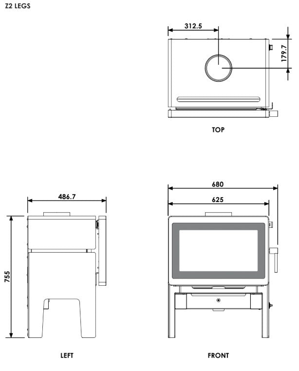 Blaze Z2 Woodheater