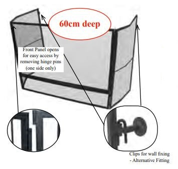Child Guard Mesh Fire Screen for Inbuilt Woodheaters
