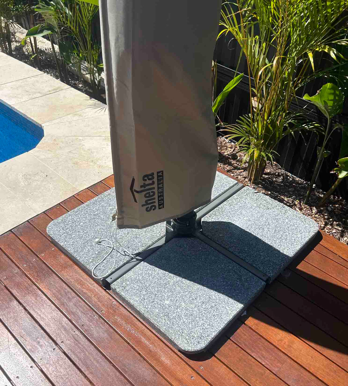 Granite Cantilever Umbrella Ballast Weight