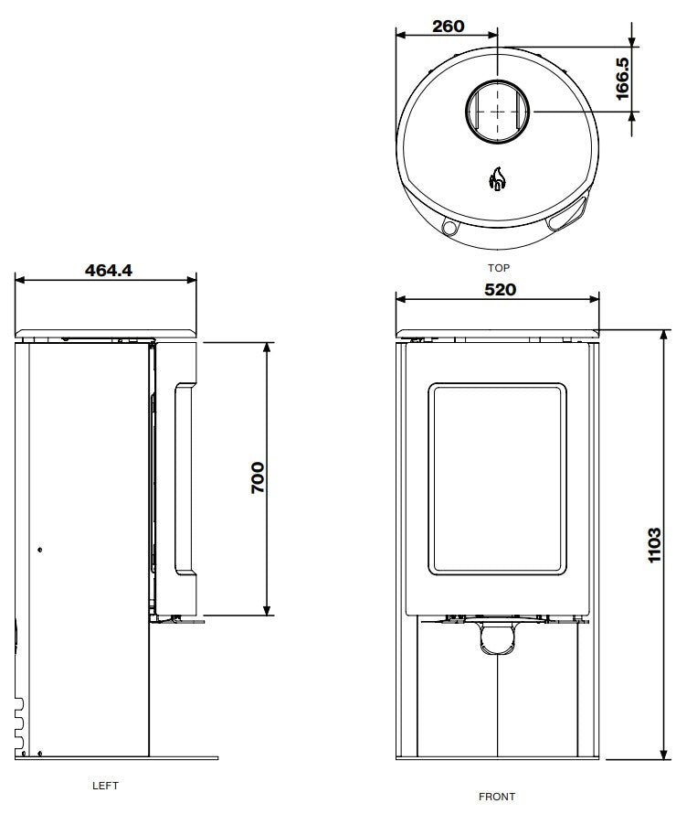 Nectre Form 2 Woodheater
