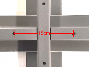 Steel Cross Frame to suit Shelta Umbrellas - Large